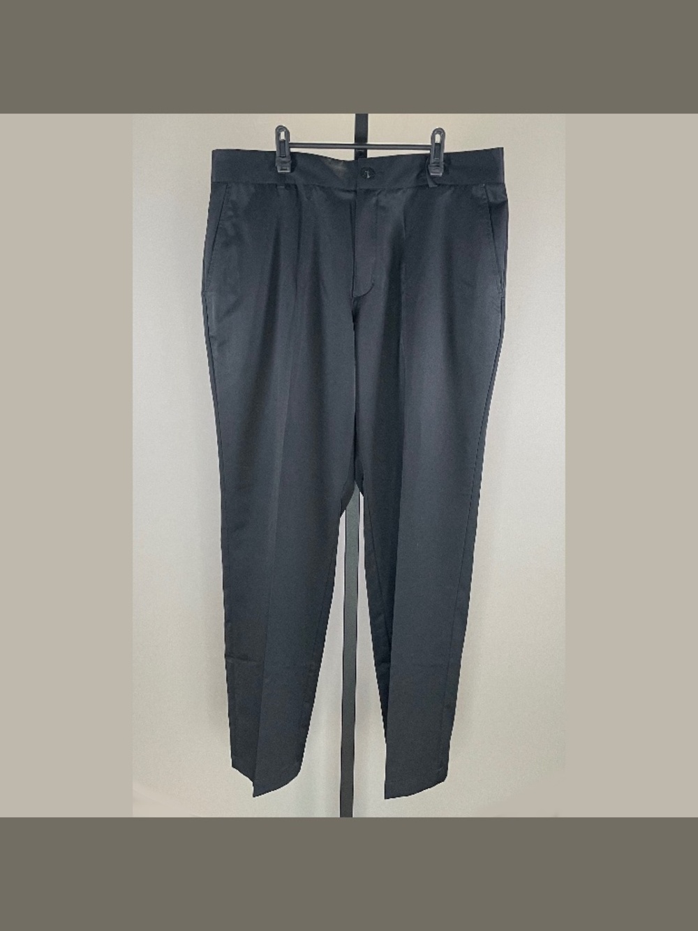 NEW Adidas Pants Mens 36 black straight leg golf tech outdoor sports